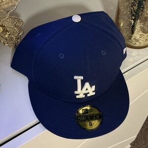 Blue LA Fitted Cap